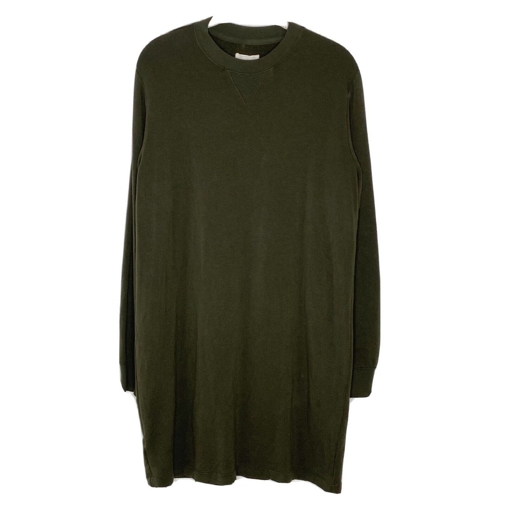 Lou & Grey Signature Plush Soft Long Sleeve Green Dress Women’s Sz Medium H5